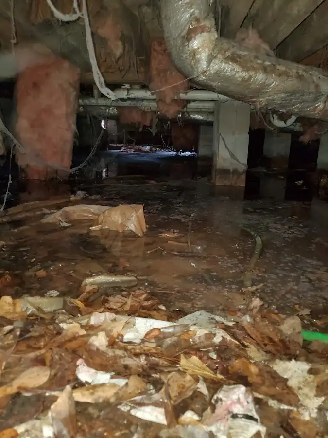 Crawl space flood assessment for Leak Detection & Repair in Moore