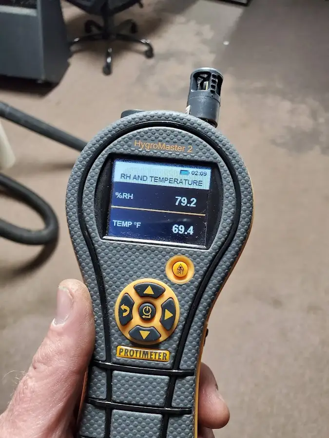 Moisture meter humidity assessment for Fire & Smoke Damage Restoration in Moore